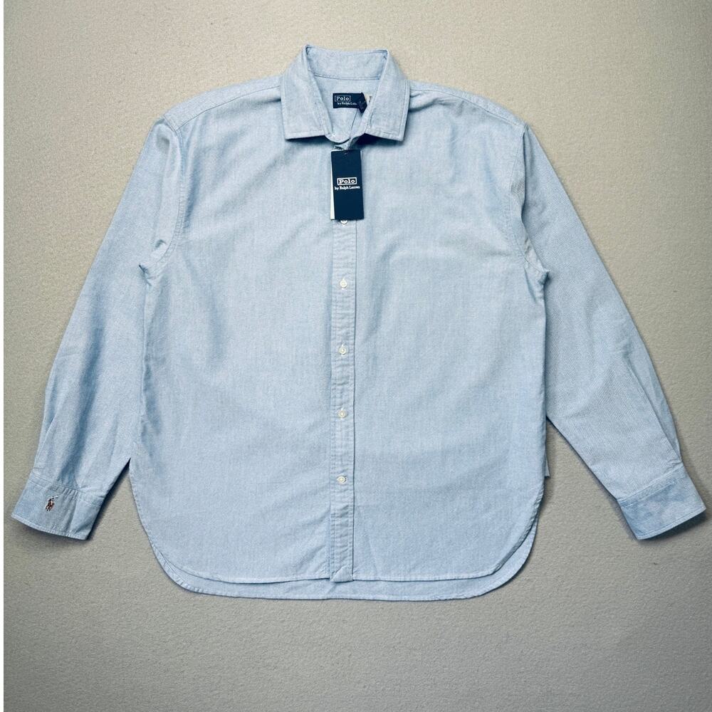 Polo Ralph Lauren Women's Relaxed-Fit Oxford Shirt - blue 8 $168